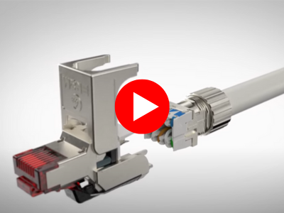 Field Mountable RJ45 Connector - Next Generation with Full Metal Housing